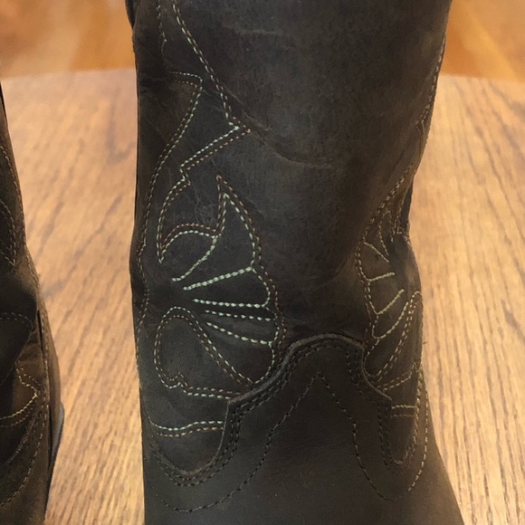 Masterson Boot Co. brown leather pull on boots EUC.  Perfect for a RODEO. - Picture 8 of 12
